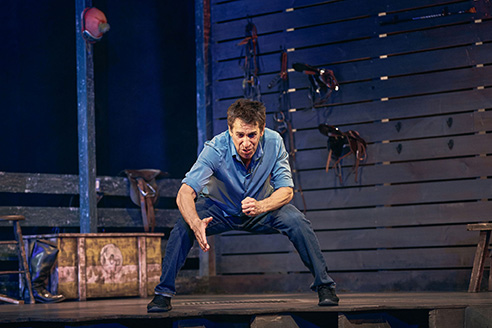 Robert Montano in SMALL the play - photo courtesy of Valerie Terranova