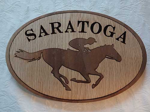 Saratoga Horse Plaque Saratoga Horse Plaque