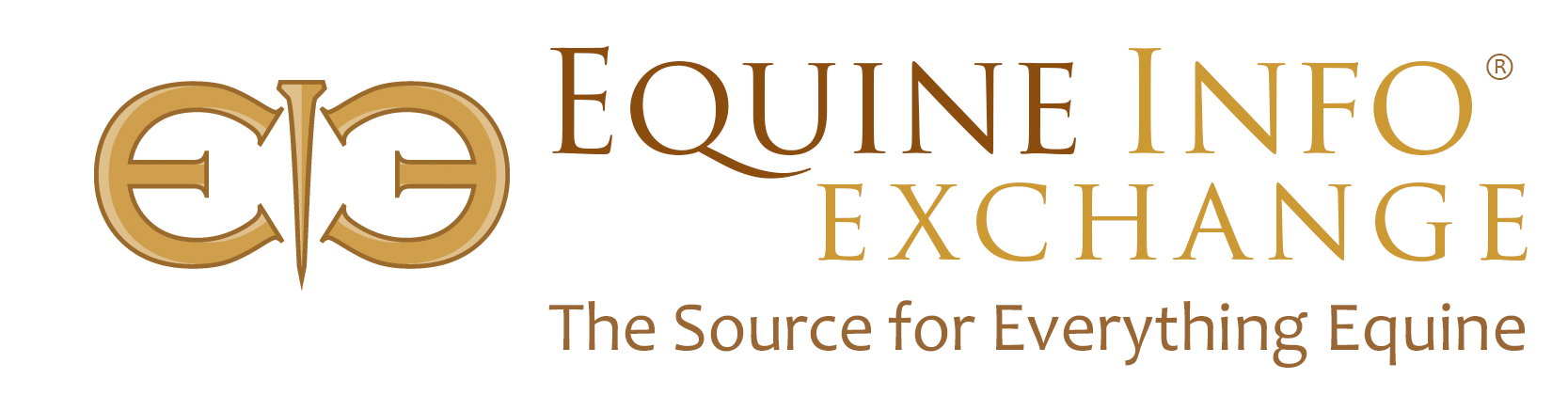 Equine Info Exchange - Print Banner - 300dpi, 5.55 in X 1.45 in Equine Info Exchange - Print Logo - 300dpi, 5.55 in X 1.45 in