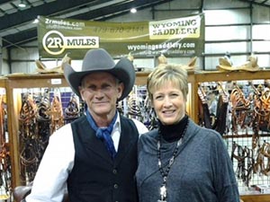 Roger and Rhonda Adams, Owner 2Rmules and Wyoming Saddlery Roger and Rhonda Adams, Owner 2Rmules and Wyoming Saddlery