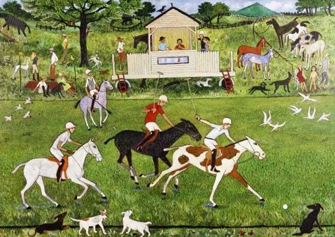 Anna Pugh original painting ‘Whose Ball Anyway?’