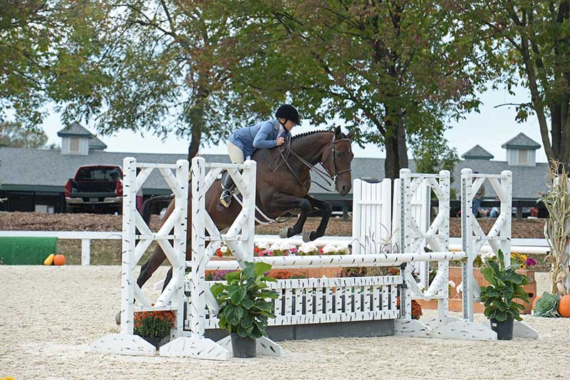 Show Hunter division winner Charlotte Cannon and Seeking Fame - Oct 5, 2017 Show Hunter division winner Charlotte Cannon and Seeking Fame - Oct 5, 2017