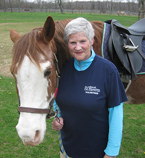 Judy Kirby with JZ - Special Equestrians Warrington, PA Judy Kirby with JZ - Special Equestrians Warrington, PA