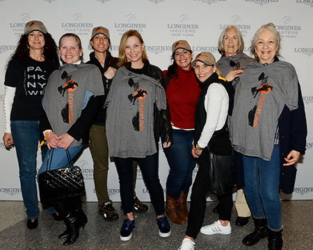 Karen Pekarne with her seven friends Karen Pekarne with her seven friends