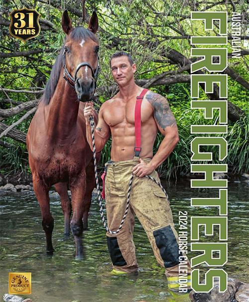 Australian Firefighters 2024 Calendar - Supporting Horse Rescue