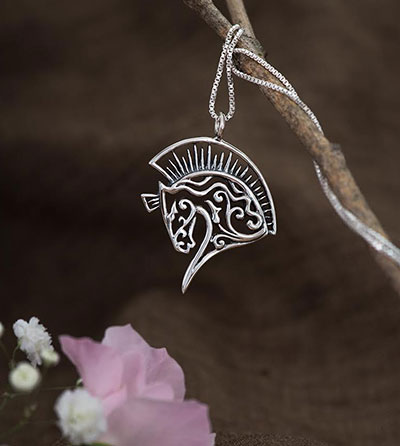 Angeliki Necklace by designer Jeni Benos Angeliki Necklace by designer Jeni Benos