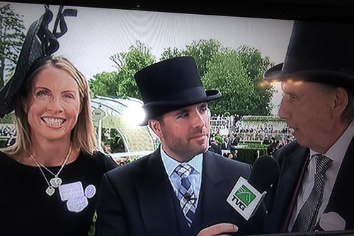 TaTanya Gunther and her father at the Royal Ascot Tanya Gunther and her father at the Royal Ascot