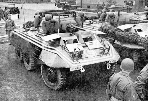 A task force of armoured cars was hastily assembled to speed into German-occupied territory to secure the prized Lipizzaners. (Image source: WikiCommons) A task force of armoured cars was hastily assembled to speed into German-occupied territory to secure the prized Lipizzaners. (Image source: WikiCommons)