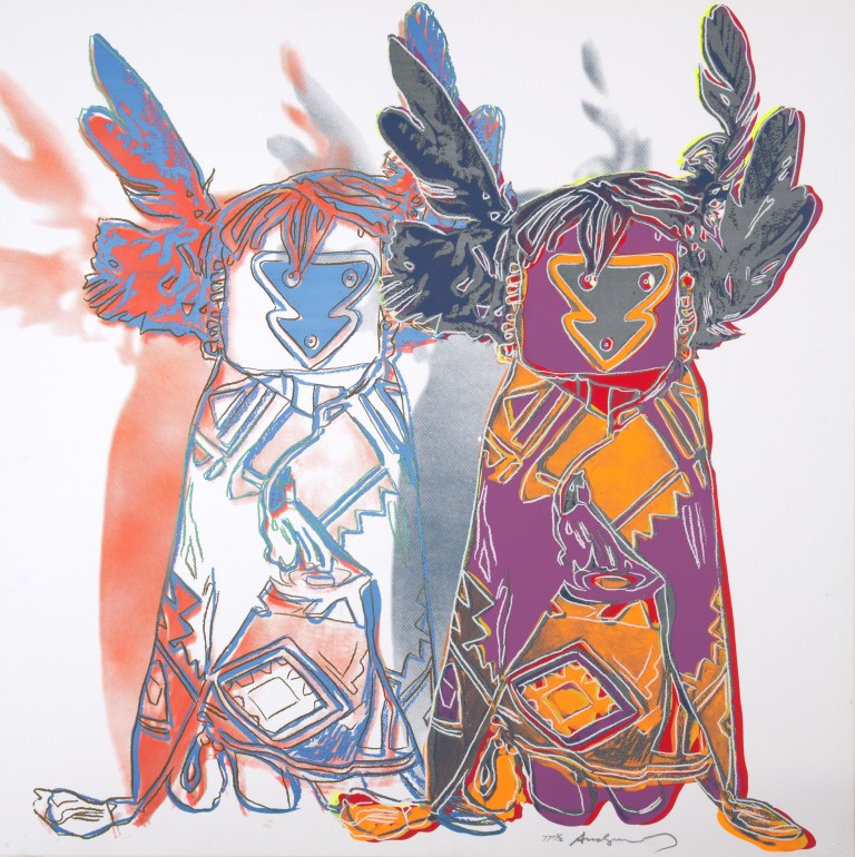 Andy Warhol, Cowboys and Indians: Kachina Dolls, 1986 The Andy Warhol Museum, Pittsburgh; Founding Collection, Contribution The Andy Warhol Foundation for the Visual Arts, Inc. 1998.1.2494.9 Andy Warhol, Cowboys and Indians: Kachina Dolls, 1986 The Andy Warhol Museum, Pittsburgh; Founding Collection, Contribution The Andy Warhol Foundation for the Visual Arts, Inc. 1998.1.2494.9