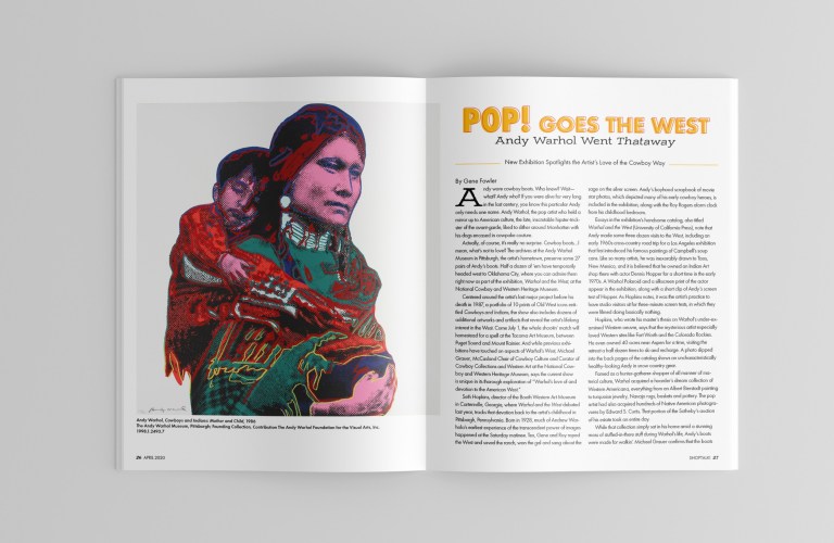 POP! Goes the West - Andy Warhol Went Thataway - Shoptalk Magazine POP! Goes the West - Andy Warhol Went Thataway - Shoptalk Magazine