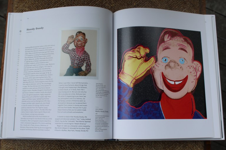 Warhol’s screenprint of popular tv cowboy marionette Howdy Doody appeared in his Myths portfolio of 1981. Warhol’s screenprint of popular tv cowboy marionette Howdy Doody appeared in his Myths portfolio of 1981.