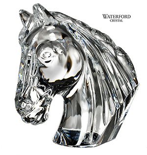 Waterford Crystal Horse Head Collectible Waterford Crystal Horse Head Collectible