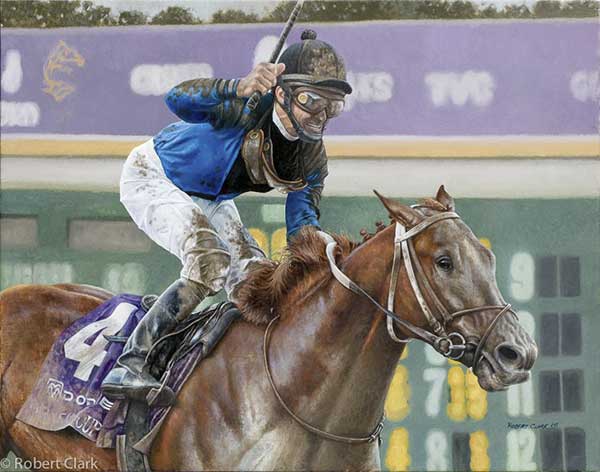 Curlin by Robert Clark, Artist Curlin by Robert Clark, Artist