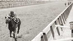 Secretariat's historic 1973 Belmont Stakes victory. (Bob Coglianese/BloodHorse)