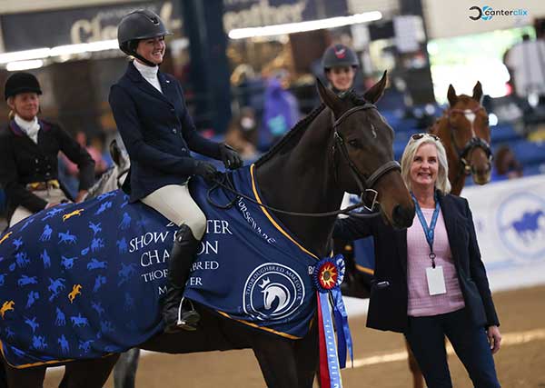 Icarius and Alexandra Beckstett, with Michelle Chiapetta of Achieve Equine. Photo by CanterClix Icarius and Alexandra Beckstett, with Michelle Chiapetta of Achieve Equine. Photo by CanterClix